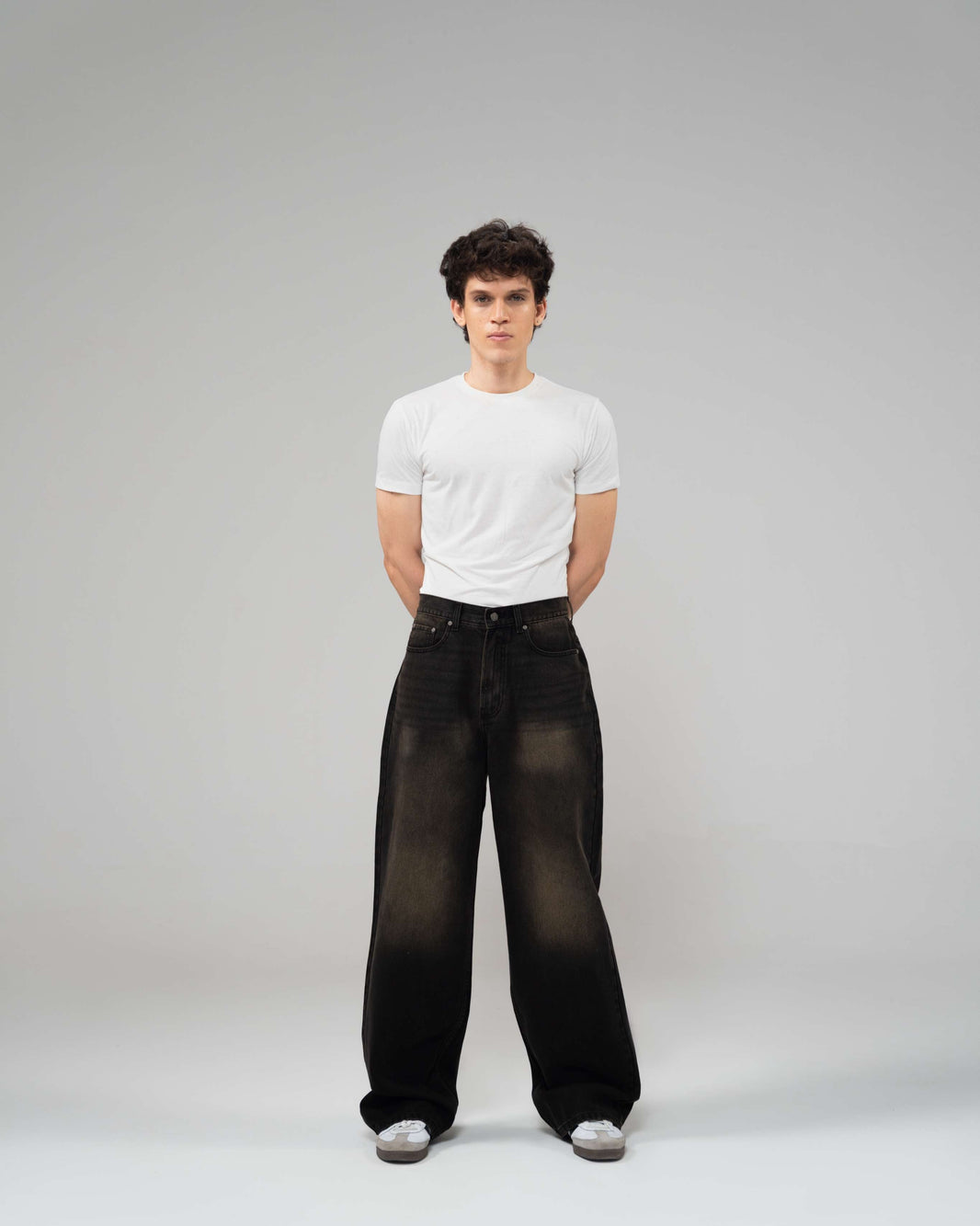 Khushposh Vintage Black Wide Leg