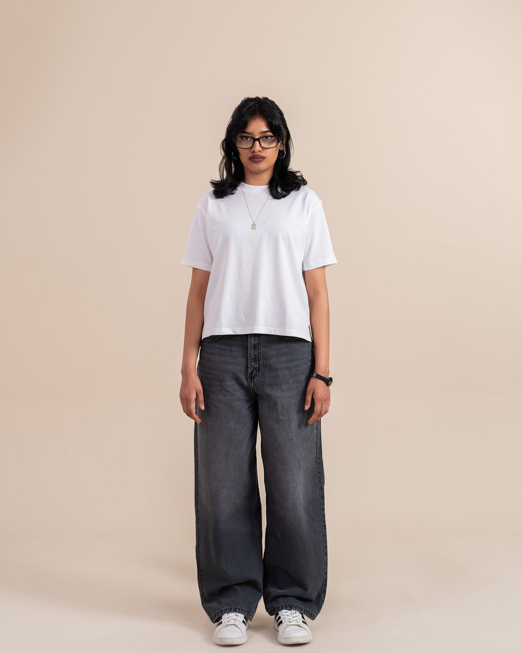 Khushposh Dark Grey Wide Leg